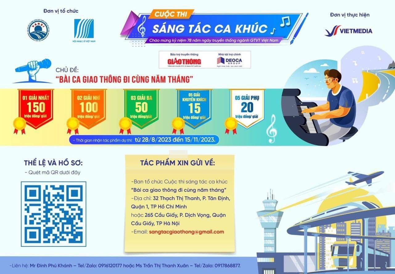 Phát động Cuộc thi sáng tác “Bài ca giao thông đi cùng năm tháng”